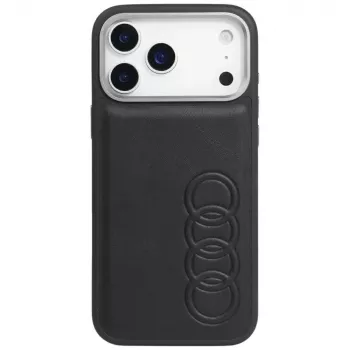 Audi TT Kunstlæder MagSafe Cover til iPhone 17 Pro Max sort