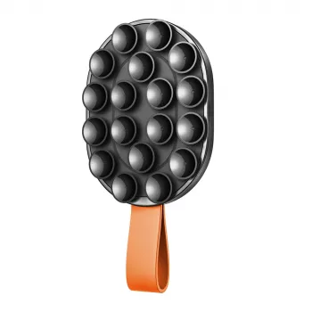 Joyroom JR-ZS393-S Magnetisk Bilholder med Sugeskål til 4,7-7 inch Telefoner - Sort-Orange