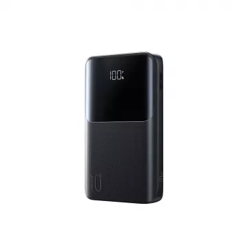 Joyroom JR-QP191 Star Series Mini 10000 mAh 22,5W powerbank med digitalt display sort