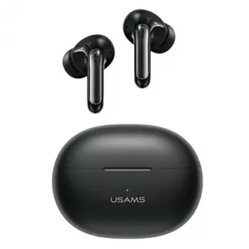USAMS X-Don Series TWS Bluetooth 5.3-øretelefoner med ENC, sort (US-XD19)
