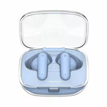 USAMS BEseries US-BE16 True Wireless Bluetooth 5.3-øretelefoner, blå