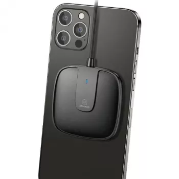 USAMS US-CD153 magnetisk trådløs oplader 15W til iPhone 12-serien sort