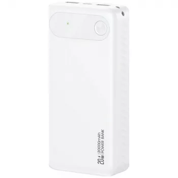 Powerbank USAMS PB80 PD20W 20000mAh hvid