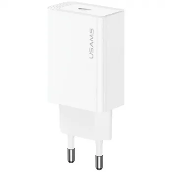 USAMS oplader T69 30W USB-C hvid