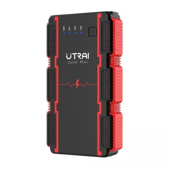 UTRAI JS Mini Car Starter 1000A Peak 10000mAh 12V Jump Starter med USB-C PD 18W, LED-lommelygte