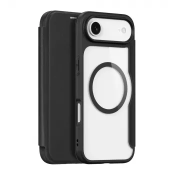 DUXDUCIS Skin X Pro Wallet Case til iPhone 17 Air med MagSafe - sort