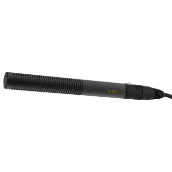 Deity S-Mic 3S Short Shotgun kondensatormikrofon - Superniere, XLR, sort