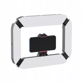 Ulanzi U200 LED-videolys med smartphoneholder - bi-color 2500K-8500K