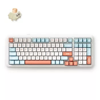 MCHOSE MC-K99V2-3 98-tasters tri-mode mekanisk tastatur, gasket mount, hot-swappable, RGB, 8000mAh, sort