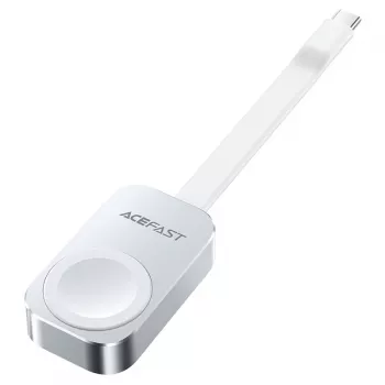 Acefast E21 5W trådløs oplader til Apple Watch - sølv