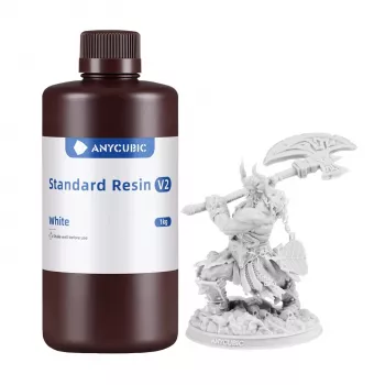 Anycubic Standard V2 1 kg resin hvid
