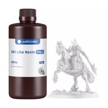 Anycubic ABS Like Resin Pro 2 1kg resin hvid