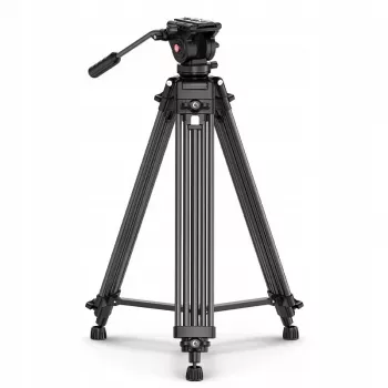 ULANZI MT-81 stativ med fluidhoved til filmoptagelser, 8 kg belastning, 155 cm højde
