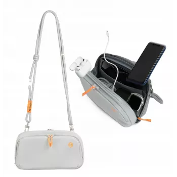 ULANZI YY08 sling bag til kamera, gaming, EDC - grå