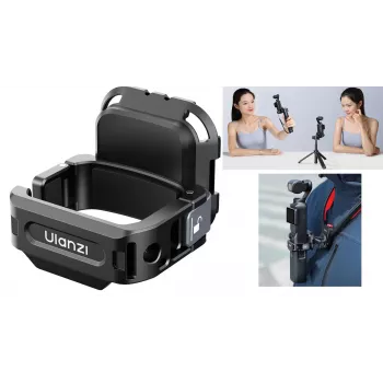 ULANZI PK13 hurtigskifteholder til DJI Osmo Pocket 3, GoPro, 1/4 inch skrue, sort