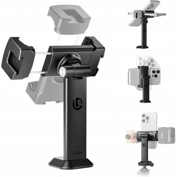 ULANZI MA54 telefonholder med 1/4 inch gevind og Arca-Swiss hurtigskifteplade, sort