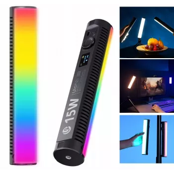 Ulanzi B15RGB 15W LED-rørlys med RGB- og CCT-tilstande