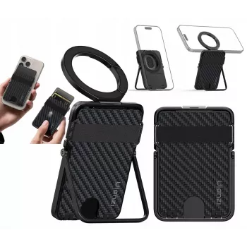 ULANZI ML25 MagSafe wallet stand 2-i-1 kort holder og telefonstativ til iPhone - sort