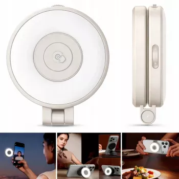 ULANZI LM21 LED-videolys med MagSafe, 2500K-9000K, 6W, hvid