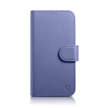 iCarer Wallet Case 2in1 til iPhone 14 Pro, læder-folio med RFID-blokering, lyslilla (WMI14220726-LP)
