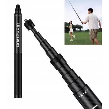 Ulanzi VL02 Selfie Stick / Monopod i kulfiber 2,7 m med telefonholder og GoPro-adapter
