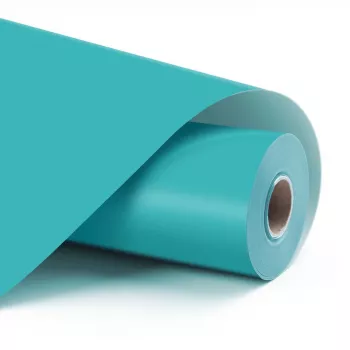 LOKLIK permanent selvklæbende vinylfolie mat - Tiffany Blue - 30,5 x 180 cm