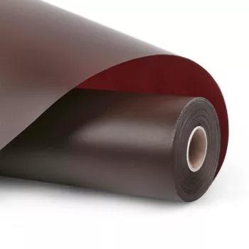 LOKLIK permanent selvklæbende vinylfolie mat - dark coffee - 30,5 x 180 cm (12 inch x 6 inch)