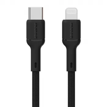 Dudao L9X USB-C til Lightning-kabel 2 m sort