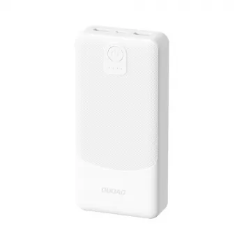 Powerbank Dudao K10Pro 2.4A 20000mAh 2 x USB-A - hvid