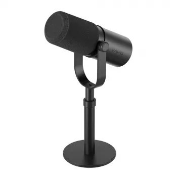 BOYA CastMic P60D studiemikrofon, USB/XLR, kardioide, kondensator, sort