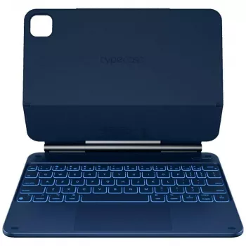 Typecase Edge Keyboard Case til iPad Air 11 M2 2024 / M3 2025 / M4 2026, lyseblå