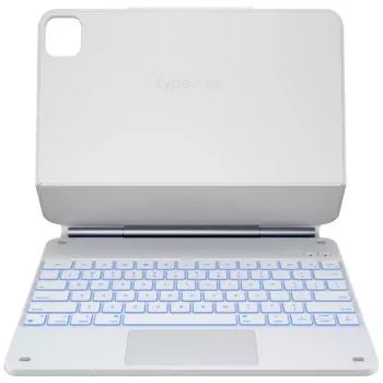 Typecase Edge tastaturcover til iPad Air 13 2024/2025, hvid