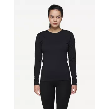 Devold Breeze Merino 150 Shirt damer baselayer - sort, størrelse S
