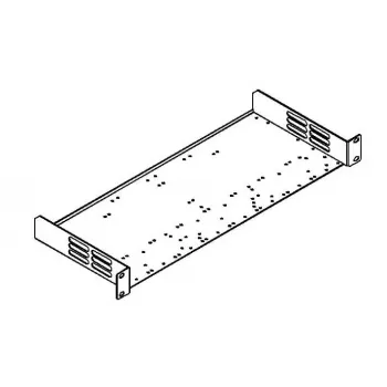 Kramer Electronics RK-1 rackmonteringssæt - 1U - 19 inch (48,3 cm) - sort