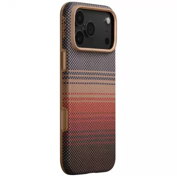 PITAKA Aramid UltraGuard MagSafe-cover til iPhone 17 Pro Max Sunset