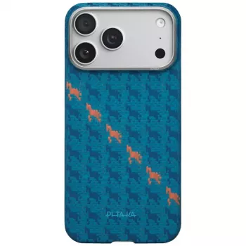 PITAKA Happiness Rides Edge Case MagSafe for iPhone 17 Pro Max Indigo