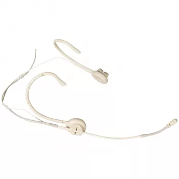 Kindermann MU-55HNS-3M Nakkebøjlemikrofon - sort, 3 m kabel, omnidirektionel, elektretkondensator