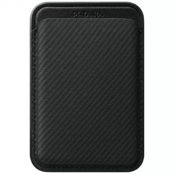 PITAKA Woven Wallet MagSafe Magnetisk tegnebog til iPhone - sort/grå