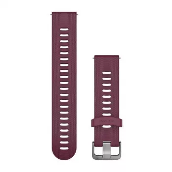 HAMA Garmin silikoneurrem til Vivoactive 3, Vivomove HR, Forerunner 645, Forerunner 245 - Berry 010-11251-1W