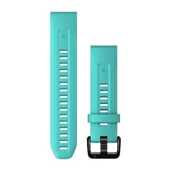 Garmin 20 mm silikoneurrem til ure, Aqua, 010-13102-05