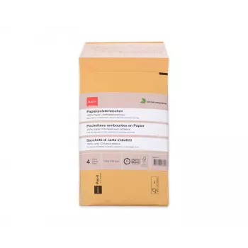 ELCO Ecosafe papirpolstret kuvert 140 x 225 mm, selvklæbende, brun, 4 stk. (74650.92)