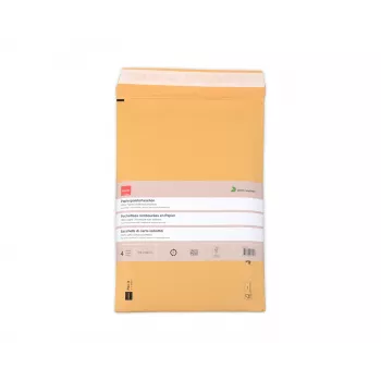 ELCO Ecosafe papirpolstret kuvert 250 x 350 mm, selvklæbende, brun, 4 stk. (74653.92)