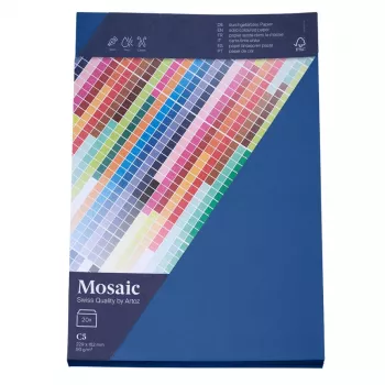 Artoz Papier Mosaic konvolutter DIN C5 uden vindue marineblå selvklæbende 20 stk.