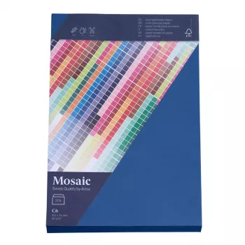 Artoz Papir Mosaic Konvolutter DIN C6 uden vindue marineblå selvklæbende 20 stk.
