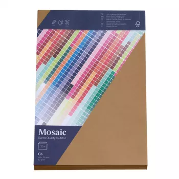 Artoz Papir Mosaic Konvolutter DIN C6 uden vindue natur selvklæbende 20 stk.