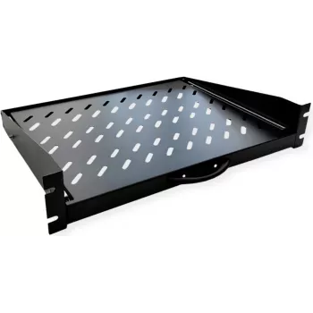 VALUE 19 inch-hylde udtrækkelig, 2HE, 404 x 350 mm, 30 kg bæreevne