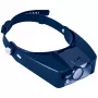 Discovery Crafts DHD 20 hovedluplup med 6 udskiftelige linser, LED-belysning, sort/grå