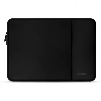 Tech-Protect neopren 14 sort bærevæske til laptop