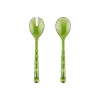 Guzzini Vanity Salad Servers Water Lily Green