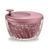 Guzzini Spin&Store salatslynge, mauve red, 4,5 L
